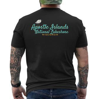 Apostle Islands National Lakeshore Wisconsin Men's T-shirt Back Print | Mazezy CA