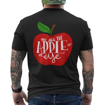 You Are The Apple Of My Eye Red Apple Men's T-shirt Back Print | Mazezy CA