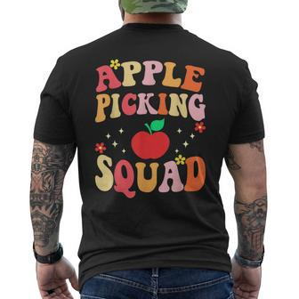 Apple Picking Crew Apple Picking Outfit Apple Harvest Season Men's T-shirt Back Print - Monsterry UK