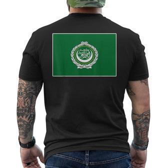 Arab League Flag Men's T-shirt Back Print | Mazezy