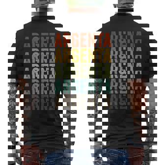 Argenta City Retro Men's T-shirt Back Print | Mazezy