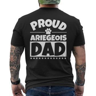 Ariegeois Dog Dad Proud Men's T-shirt Back Print | Mazezy