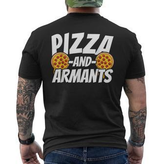 Armant For Pizza Lover Men's T-shirt Back Print | Mazezy