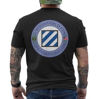 Army 3Rd Infantry Division 3Rd Id Cold War Veteran Men's Back Print T-shirt | Mazezy