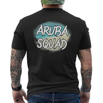 Aruba Squad - Funny Vacation - Matching Group Vacation Mens Back Print T-shirt - Seseable