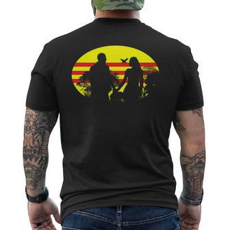 Asia Vietnamese Vietnam Viet Kieu Pride Proud Couple Mens Back Print T-shirt | Mazezy