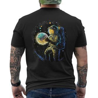 Astronaut Space Gifts Science Gifts Funny Space Mens Back Print T-shirt - Seseable