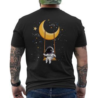 Astronaut Stars Space Lovers Moon Spaceman Kids Gifts Mens Back Print T-shirt | Mazezy CA