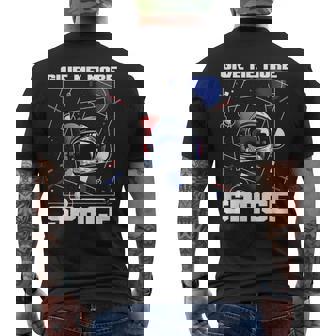 Astronomy Galaxy Outer Space Geek Give Me More Space Mens Back Print T-shirt - Thegiftio UK