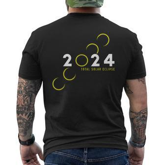 Astronomy Lovers 40824 Total Solar Eclipse 2024 Mens Back Print T-shirt - Monsterry DE