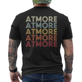 Atmore Alabama Atmore Al Retro Vintage Text Men's T-shirt Back Print | Mazezy