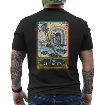 The Audacity Tarot Card Reading Witch Aesthetic Halloween Reading s Men's T-shirt Back Print | Mazezy