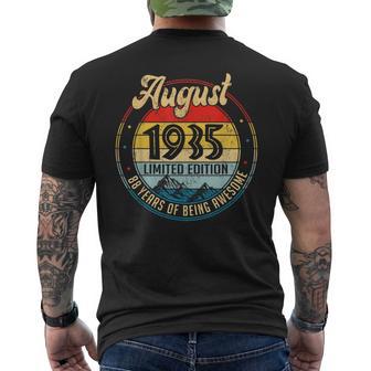August 1935 Limited Edition 88 Years Of Being Awesome Mens Back Print T-shirt | Mazezy