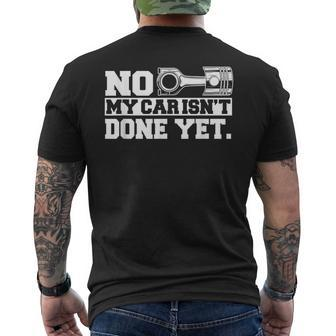 Auto Mechanic Automotive Technician Mech Repair Greaser Car Mechanic Funny Gifts Funny Gifts Mens Back Print T-shirt | Mazezy