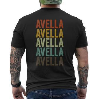 Avella City Retro Men's T-shirt Back Print | Mazezy