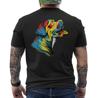 Awesome Cane Corso Gift Italian Mastiff Mens Back Print T-shirt | Mazezy
