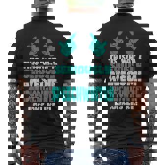 This Is What An Awesome Speechwriter Looks Like Men's T-shirt Back Print | Mazezy