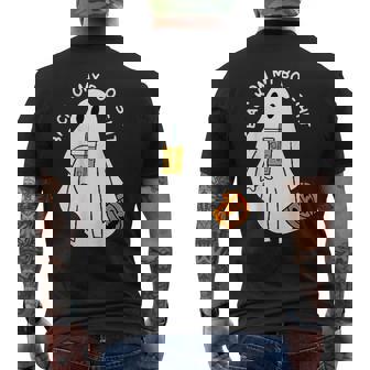 Back On My Boo-Shit Ghost Boo Halloween Spooky Season Men's T-shirt Back Print