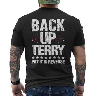 Back It Up Terry Put It In Reverse 4Th Of July Independence 1 Mens Back Print T-shirt - Monsterry