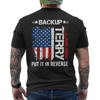 Back It Up Terry Put It In Reverse Funny 4Th Of July 1 Mens Back Print T-shirt - Monsterry DE