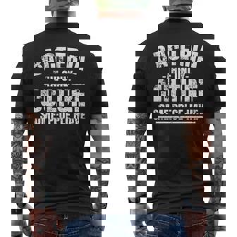 Bacteria The Only Culture Some People Have Mens Back Print T-shirt | Mazezy