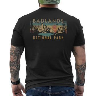 Badlands National Park Mens Back Print T-shirt - Monsterry AU