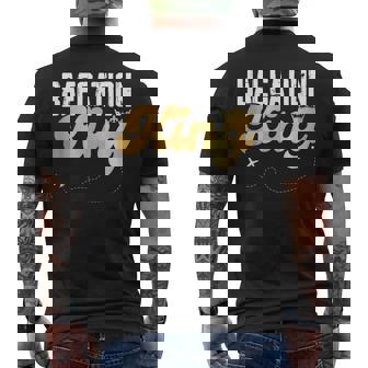Baecation Couple Matching Vacation Bae Cation Baecation King Men's T-shirt Back Print