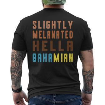 Bahamas Melanin Bahamian Pride Black Pride Bahamian Mens Back Print T-shirt - Thegiftio UK