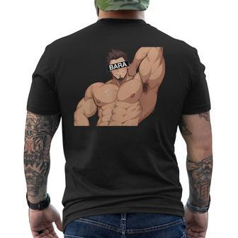 Bara Tiddies Gay Armpits Sexy Muscles Hunk Worship Pits Men's T-shirt Back Print | Mazezy
