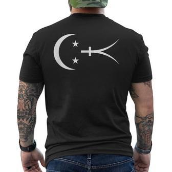 Barbary States Symbol Pirates Pirate Flag Men's T-shirt Back Print | Mazezy