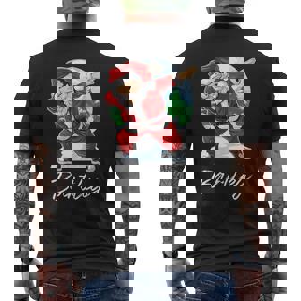 Bartley Name Gift Santa Bartley Mens Back Print T-shirt | Seseable UK