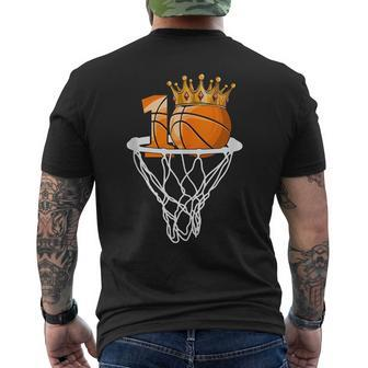Basketball Happy 10Th Birthday Boy Bball 10 Years Old Basketball Funny Gifts Mens Back Print T-shirt | Mazezy