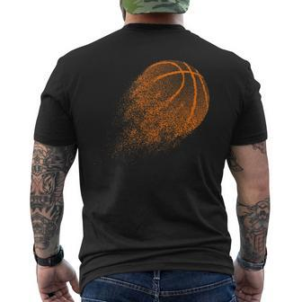 Basketball Player Sports Lover Ball Game Basketball Funny Gifts Mens Back Print T-shirt | Mazezy