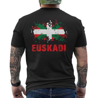 Basque Country And Euskadi For Basque Country Enthusiasts Mens Back Print T-shirt | Mazezy