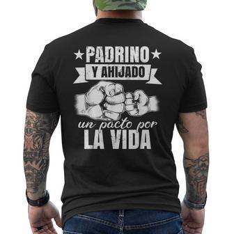 Bautizo Padrino Y Ahijado Un Pacto Por La Vida Mens Back Print T-shirt - Seseable