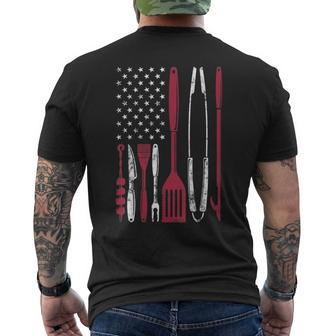 Bbq Smoker Barbecue Chef Smoking Tools Grilling Pit Master Mens Back Print T-shirt | Mazezy CA