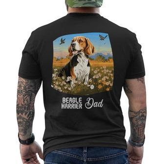 Beagle Harrier Dad Dog Beagle Harrier Men's T-shirt Back Print | Mazezy