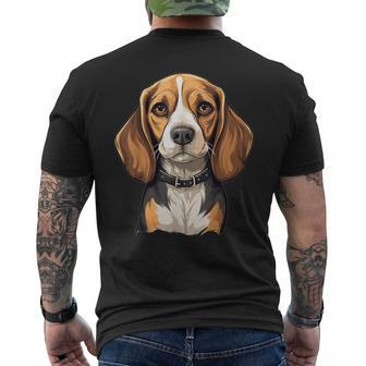 Beagle Harrier Dog Beagle Harrier Men's T-shirt Back Print | Mazezy