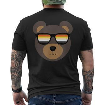 Bear Pride Gay Sunglasses Lgbtq Mens Back Print T-shirt | Mazezy
