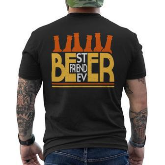 Beer Best Friend Ever Beer Craft Beer Master Brew Lover Drinker Mens Back Print T-shirt - Monsterry AU