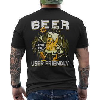 Beer Funny Beer Drinking Beer Lover Brewer Brewing Beer Drinker Mens Back Print T-shirt - Monsterry UK