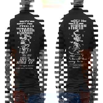 Being A Veterinarian Is Easy Funny Veterinary Graphic Mens Back Print T-shirt - Thegiftio UK