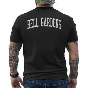 Bell Gardens Ca Vintage Athletic Sports Js02 Men's T-shirt Back Print | Mazezy