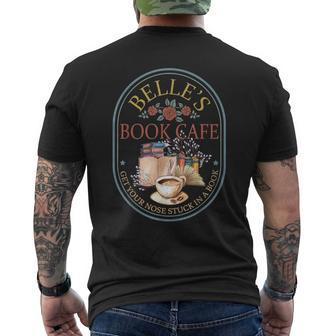 Belle's Book Cafe Belle-Book Shop Men's T-shirt Back Print - Seseable