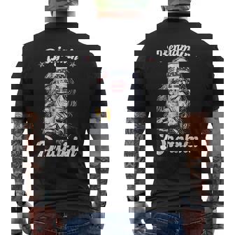 Ben Drankin Beer American Flag Patriotic Happy 4Th Of July Patriotic Funny Gifts Mens Back Print T-shirt | Mazezy