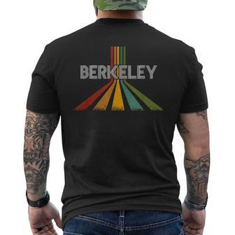 Berkeley California Vintage Retro Men's T-shirt Back Print | Mazezy