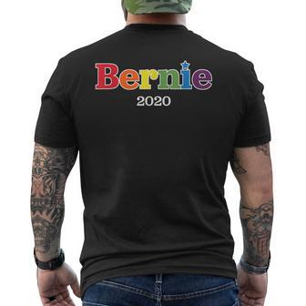 Bernie Pride 2020 Mens Back Print T-shirt | Mazezy