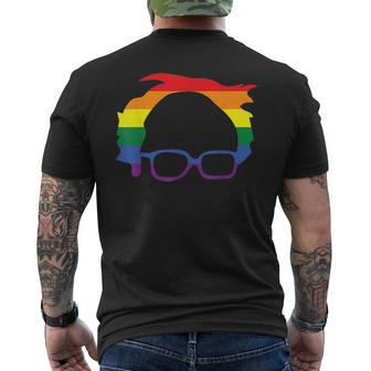 Bernie Pride - Dsa Mens Back Print T-shirt | Mazezy