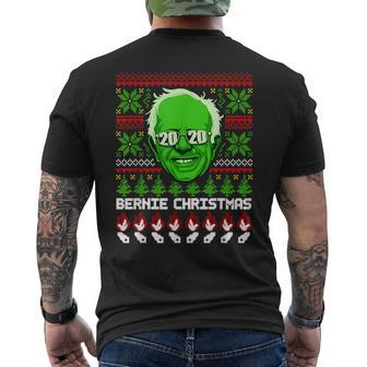 Bernie Sanders 2020 Election Ugly Christmas Sweater Men's T-shirt Back Print - Monsterry UK