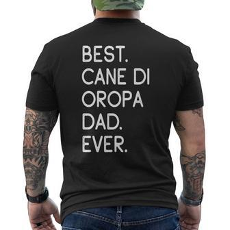 Best Cane Di Oropa Dad Ever Cane Pastore Di Oropa Men's T-shirt Back Print | Mazezy